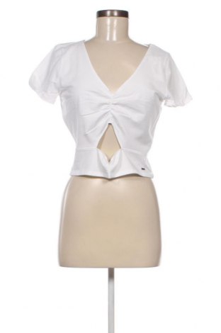 Γυναικεία μπλούζα Hollister, Μέγεθος XL, Χρώμα Λευκό, Τιμή 5,95 €
