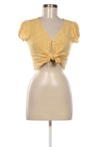 Дамска блуза Hollister, Размер S, Цвят Жълт, Цена 9,24 лв.