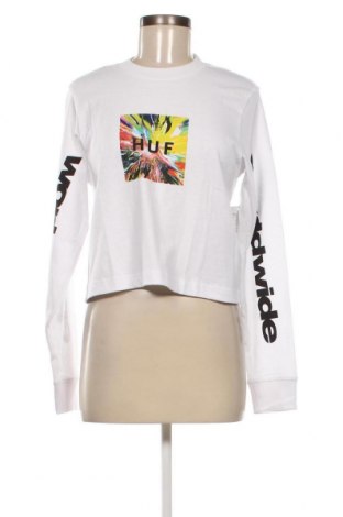 Γυναικεία μπλούζα Huf, Μέγεθος S, Χρώμα Λευκό, Τιμή 6,31 €