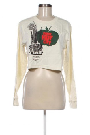 Damen Shirt Huf, Größe S, Farbe Ecru, Preis 12,99 €
