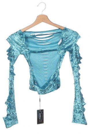Γυναικεία μπλούζα Jaded London, Μέγεθος XXS, Χρώμα Μπλέ, Τιμή 9,28 €