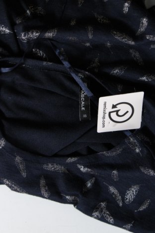 Γυναικεία μπλούζα Jean Pascale, Μέγεθος XS, Χρώμα Μπλέ, Τιμή 2,82 €