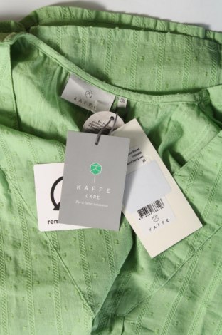 Дамска блуза Kaffe, Размер M, Цвят Зелен, Цена 72,00 лв.
