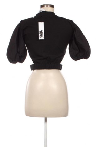 Дамска блуза Karl Lagerfeld, Размер S, Цвят Черен, Цена 211,00 лв.