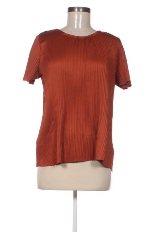 Дамска блуза Knowledge Cotton Apparel, Размер M, Цвят Кафяв, Цена 55,08 лв.