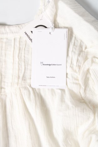 Γυναικεία μπλούζα Knowledge Cotton Apparel, Μέγεθος XL, Χρώμα Λευκό, Τιμή 42,59 €