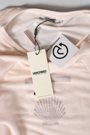 Damen Shirt LOVE2WAIT, Größe XS, Farbe Beige, Preis 11,13 €