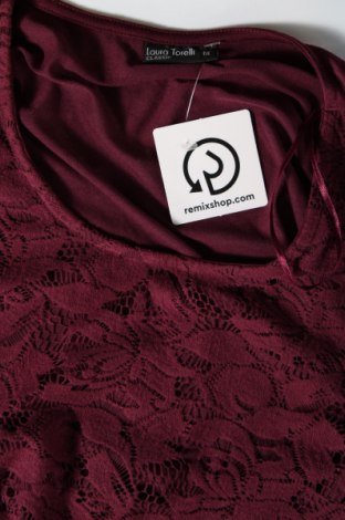 Дамска блуза Laura Torelli, Размер M, Цвят Червен, Цена 19,00 лв.
