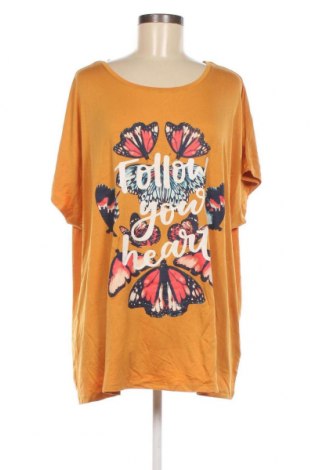 Damen Shirt Laura Torelli, Größe 5XL, Farbe Gelb, Preis 13,22 €