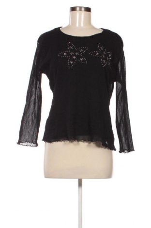 Γυναικεία μπλούζα Lisa Tossa, Μέγεθος XL, Χρώμα Μαύρο, Τιμή 3,23 €