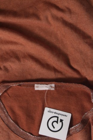 Γυναικεία μπλούζα Made In Italy, Μέγεθος L, Χρώμα Καφέ, Τιμή 6,23 €