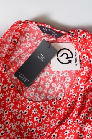 Γυναικεία μπλούζα Marks & Spencer, Μέγεθος M, Χρώμα Κόκκινο, Τιμή 6,12 €