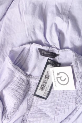 Дамска блуза Marks & Spencer, Размер M, Цвят Лилав, Цена 27,00 лв.