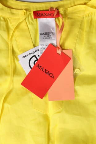 Γυναικεία μπλούζα Max&Co., Μέγεθος S, Χρώμα Κίτρινο, Τιμή 76,93 €