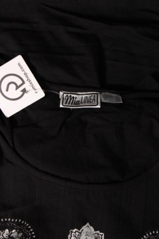 Γυναικεία μπλούζα Mia Linea, Μέγεθος XXL, Χρώμα Μαύρο, Τιμή 11,75 €