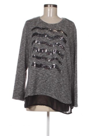 Γυναικεία μπλούζα Michele Boyard, Μέγεθος XXL, Χρώμα Γκρί, Τιμή 11,75 €