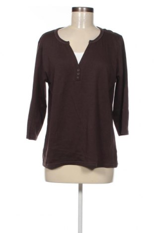 Γυναικεία μπλούζα Michele Boyard, Μέγεθος XL, Χρώμα Καφέ, Τιμή 6,35 €