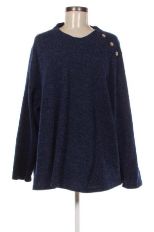 Γυναικεία μπλούζα Miladys, Μέγεθος 3XL, Χρώμα Μπλέ, Τιμή 15,22 €