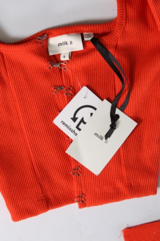 Γυναικεία μπλούζα Milk It, Μέγεθος XS, Χρώμα Πορτοκαλί, Τιμή 5,95 €