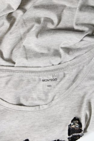 Дамска блуза Montego, Размер XXL, Цвят Сив, Цена 19,00 лв.