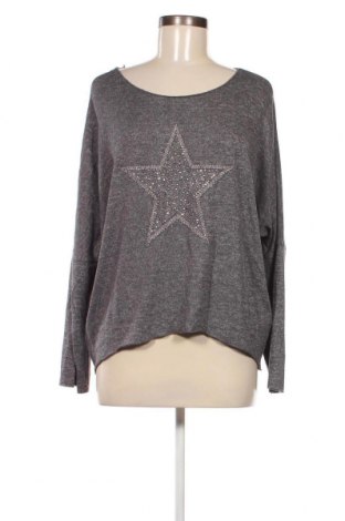 Γυναικεία μπλούζα Multiblu, Μέγεθος M, Χρώμα Γκρί, Τιμή 6,23 €