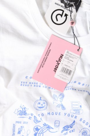 Damen Shirt NEW girl ORDER, Größe L, Farbe Weiß, Preis 9,28 €