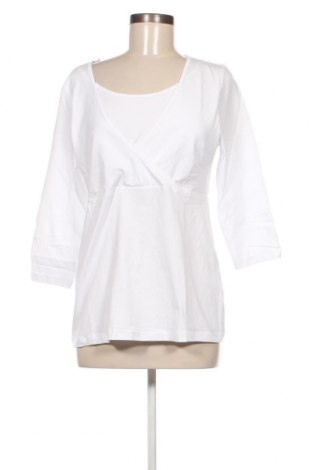 Γυναικεία μπλούζα Neun Monate, Μέγεθος L, Χρώμα Λευκό, Τιμή 6,39 €