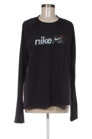 Дамска блуза Nike, Размер XXL, Цвят Черен, Цена 28,80 лв.