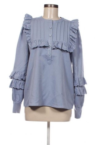 Дамска блуза Numph, Размер M, Цвят Син, Цена 82,62 лв.