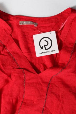 Γυναικεία μπλούζα Orsay, Μέγεθος XS, Χρώμα Κόκκινο, Τιμή 4,11 €