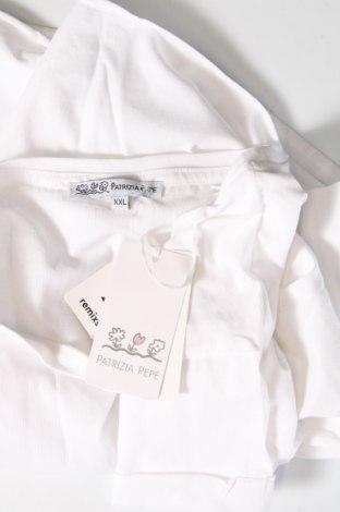 Γυναικεία μπλούζα Patrizia Pepe, Μέγεθος XXL, Χρώμα Λευκό, Τιμή 63,74 €
