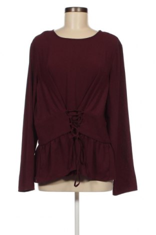 Дамска блуза Pieces, Размер XL, Цвят Червен, Цена 8,40 лв.
