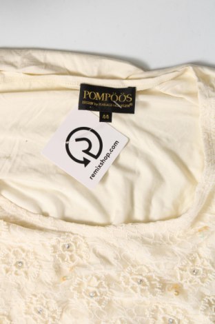 Дамска блуза Pompoos Design By Harald Gloockler, Размер XL, Цвят Екрю, Цена 41,00 лв.