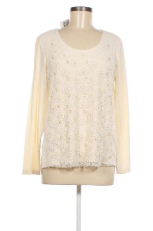 Дамска блуза Pompoos Design By Harald Gloockler, Размер XL, Цвят Екрю, Цена 41,00 лв.