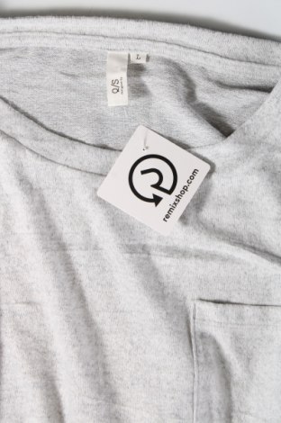 Damen Shirt Q/S by S.Oliver, Größe L, Farbe Grau, Preis 5,05 €