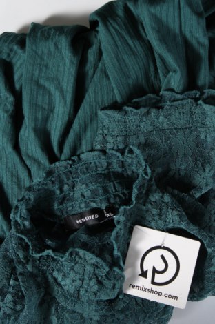 Γυναικεία μπλούζα Reserved, Μέγεθος XL, Χρώμα Πράσινο, Τιμή 5,58 €