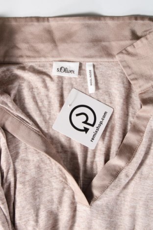 Γυναικεία μπλούζα S.Oliver, Μέγεθος XL, Χρώμα  Μπέζ, Τιμή 9,39 €