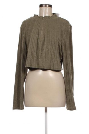 Γυναικεία μπλούζα SHEIN, Μέγεθος 4XL, Χρώμα Πράσινο, Τιμή 3,06 €