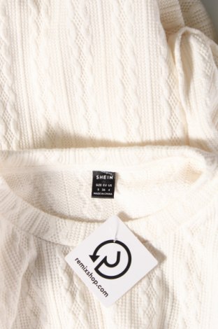 Γυναικεία μπλούζα SHEIN, Μέγεθος S, Χρώμα Λευκό, Τιμή 2,92 €