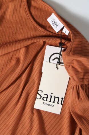 Damen Shirt Saint Tropez, Größe S, Farbe Braun, Preis € 6,68