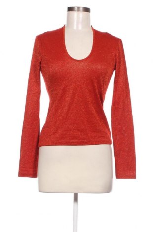 Дамска блуза Sisley, Размер M, Цвят Оранжев, Цена 19,68 лв.