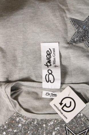 Γυναικεία μπλούζα So Twee by Miss Grant, Μέγεθος S, Χρώμα Γκρί, Τιμή 14,63 €