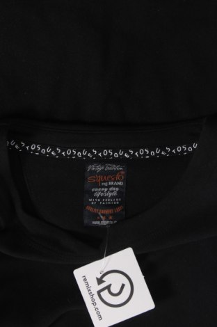 Γυναικεία μπλούζα S'questo, Μέγεθος XL, Χρώμα Μαύρο, Τιμή 4,35 €