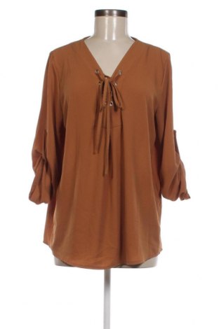 Дамска блуза Today, Размер L, Цвят Кафяв, Цена 6,65 лв.