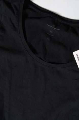 Γυναικεία μπλούζα Tom Tailor, Μέγεθος XS, Χρώμα Μαύρο, Τιμή 3,95 €