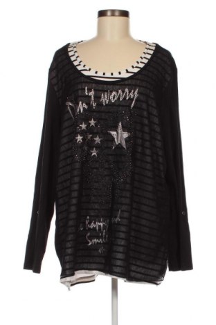 Γυναικεία μπλούζα Via Appia, Μέγεθος XXL, Χρώμα Μαύρο, Τιμή 17,94 €