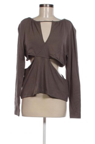Дамска блуза Weekday, Размер XL, Цвят Кафяв, Цена 10,40 лв.