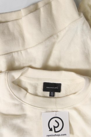 Γυναικεία μπλούζα Who What Wear, Μέγεθος XS, Χρώμα Εκρού, Τιμή 12,93 €
