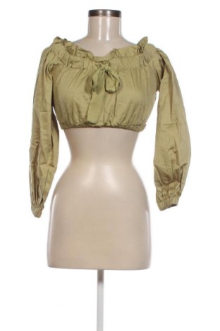 Γυναικεία μπλούζα Who What Wear, Μέγεθος S, Χρώμα Πράσινο, Τιμή 7,89 €