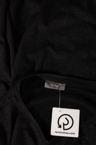 Γυναικεία μπλούζα Yessica, Μέγεθος L, Χρώμα Μαύρο, Τιμή 1,76 €